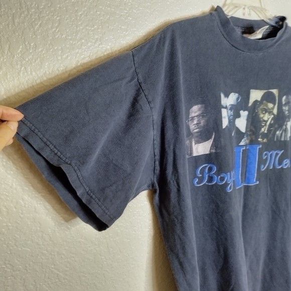 Vintage 94-95 Boyz II Men All Around The World Tour Tee R&B single stitch Xl - Picture 4 of 10